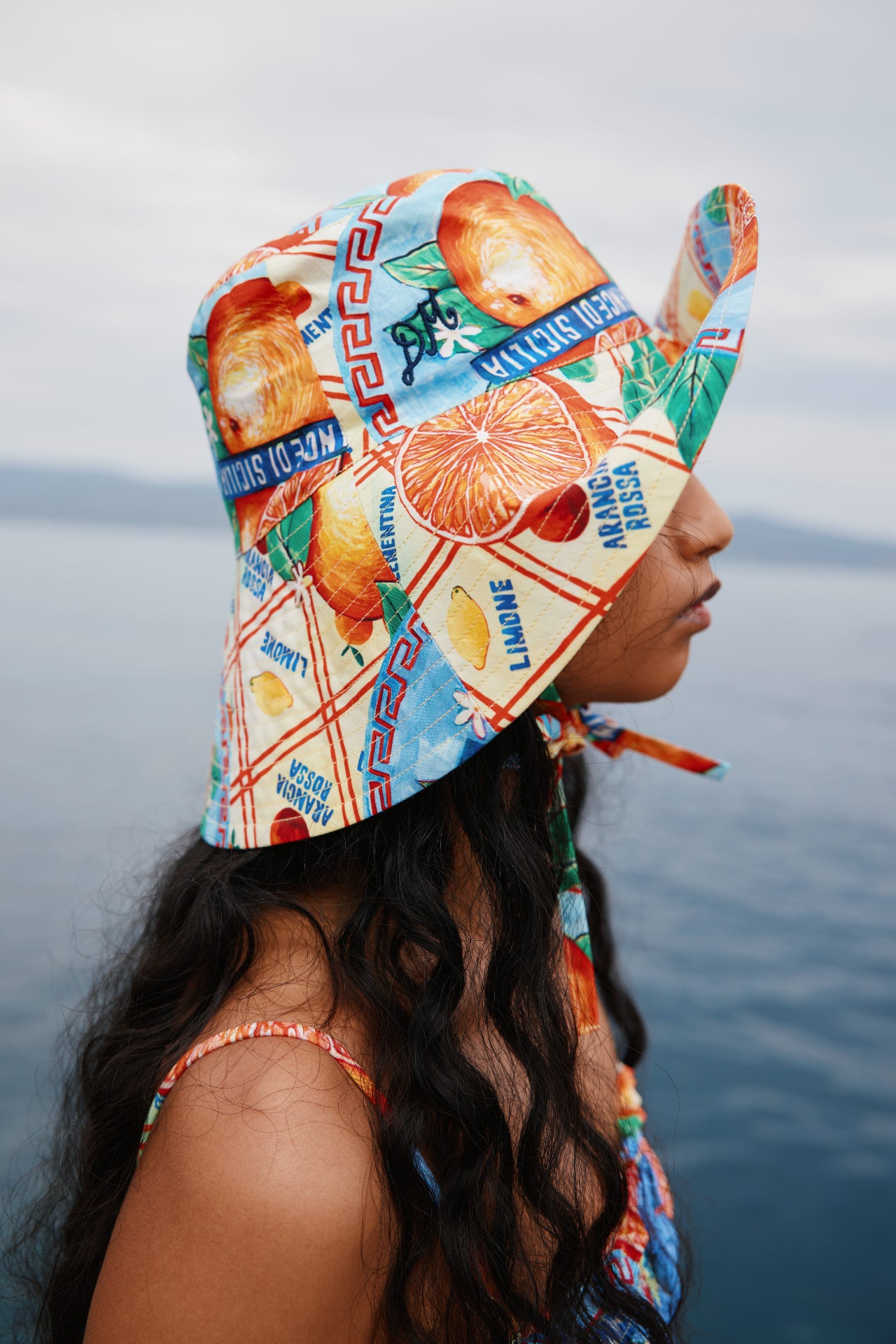sunhat - orange fruit wrapper