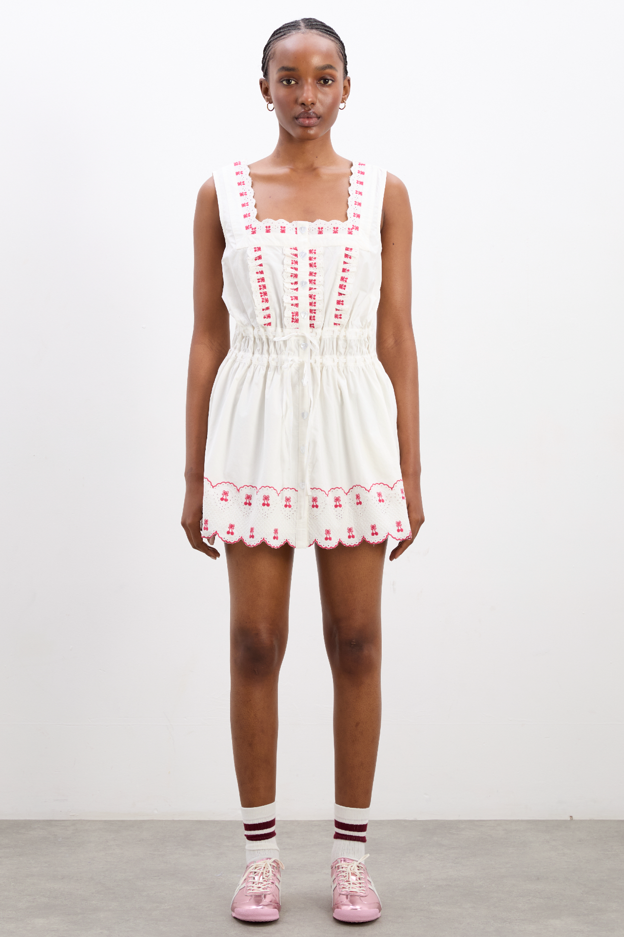 amaya mini dress - cherries