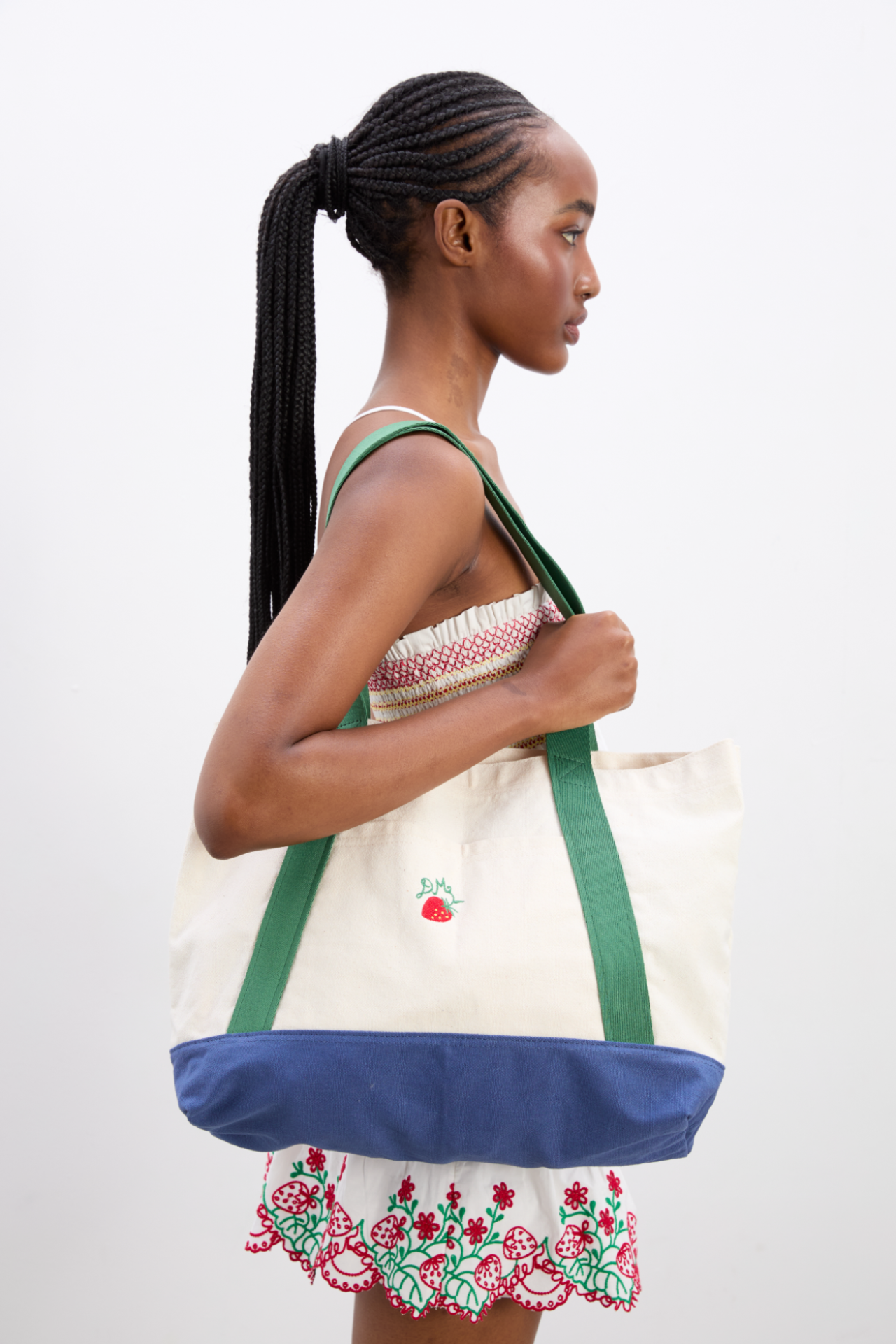 berry logo tote