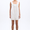 elspeth embroidered nightdress - white