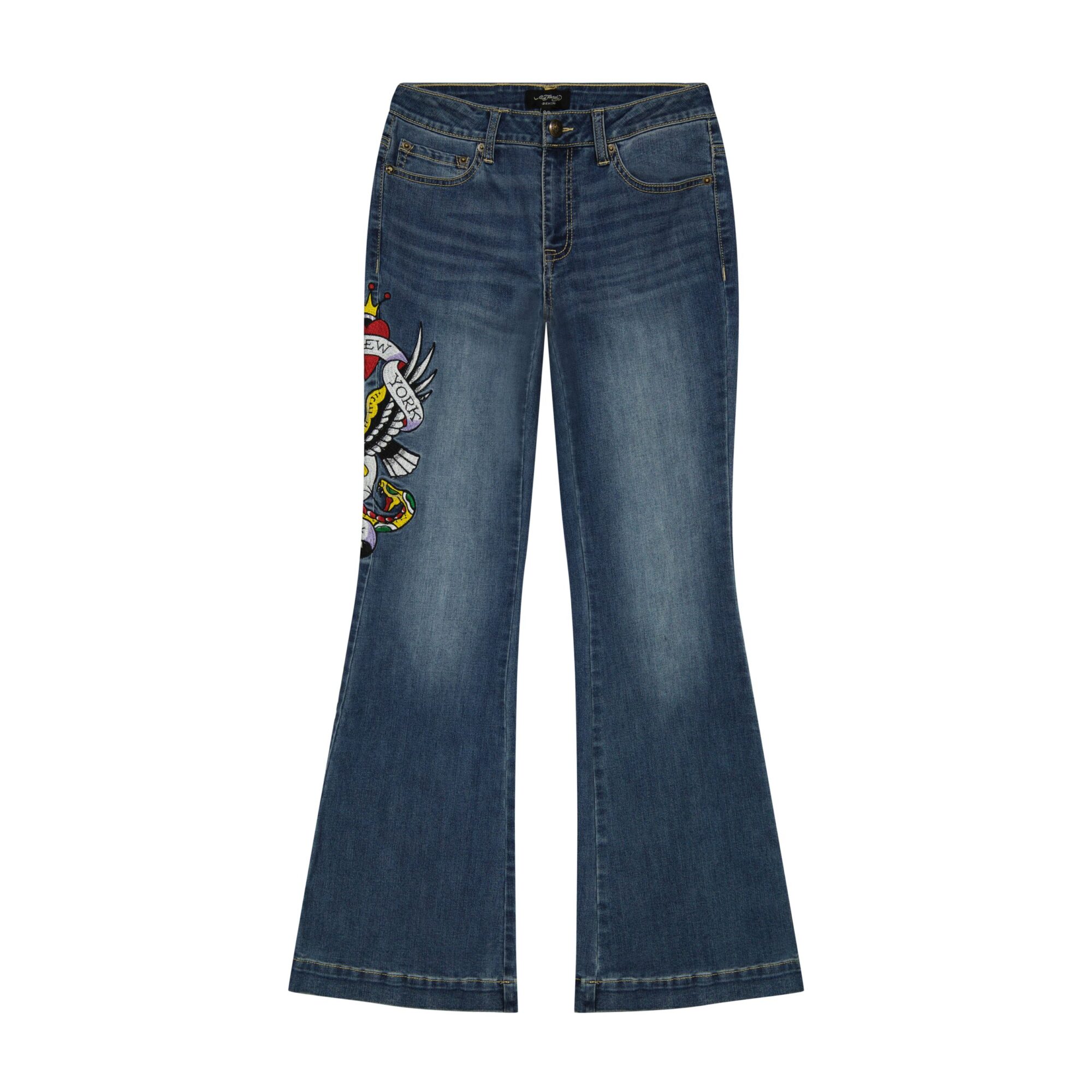 NYC Eagle Slim Flare Jean - 26, Med Vintage #772737